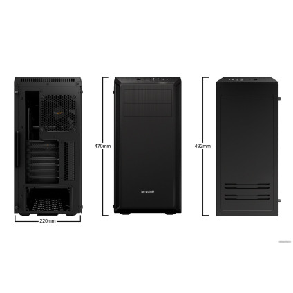 Корпус be quiet! Pure Base 600 (черный) с окном