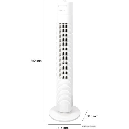 Колонный вентилятор Clatronic TVL 3770 (белый)