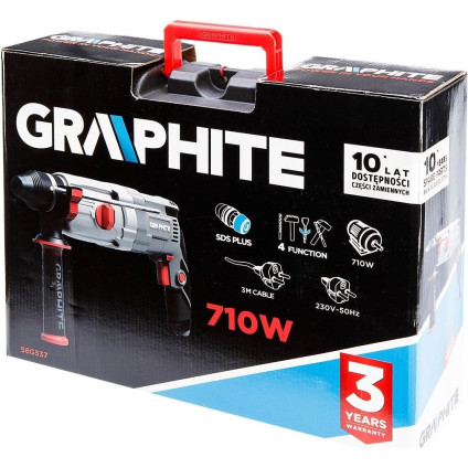 Перфоратор GRAPHITE 58G537 (кейс)