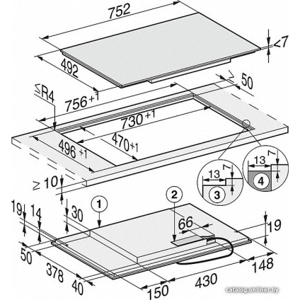Варочная панель Miele KM 7414 FX