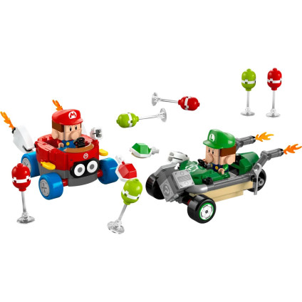 Конструктор LEGO Mario Kart – Малыш Марио против Малыша Луиджи 72034