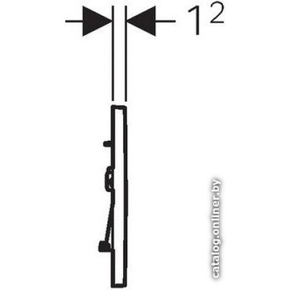 Панель смыва Geberit Sigma 30 115.883.KJ.1 (белый/глянцевый хром)