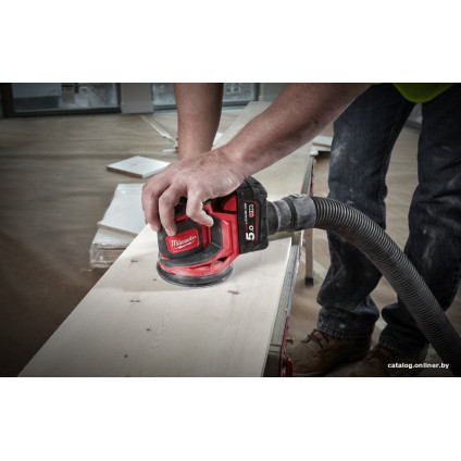 Эксцентриковая шлифмашина Milwaukee M18 BOS125-502B 4933464229 (с 2-мя АКБ, сумка)
