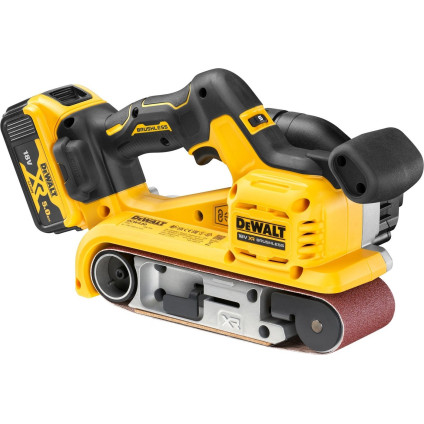 Ленточная шлифмашина DeWalt DCW220P2 (с 2-мя АКБ, кейс)