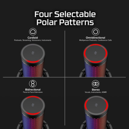 Проводной микрофон HyperX QuadCast 2 S