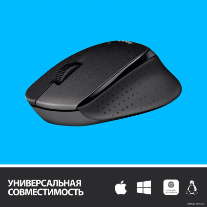 Мышь Logitech B330 Silent Plus (черный)