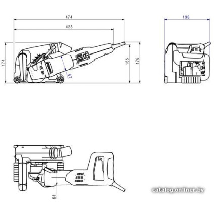 Штроборез Metabo MFE 40 (с кейсом)