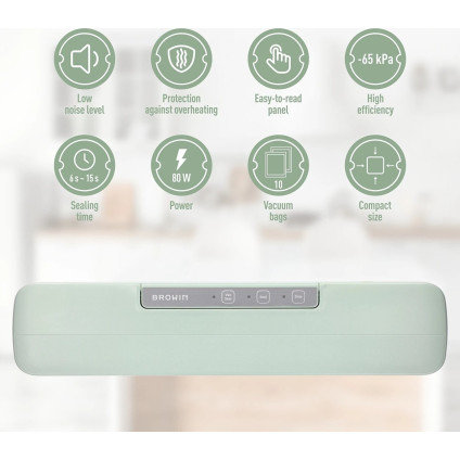 Бескамерный вакуумный упаковщик Browin 320620