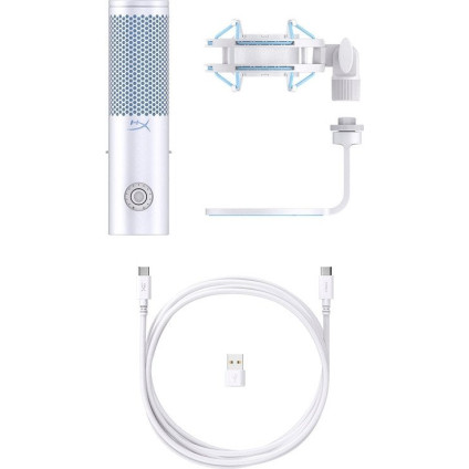 Проводной микрофон HyperX QuadCast 2 (белый)