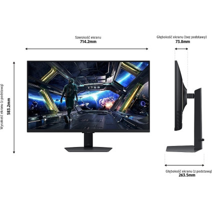 Игровой монитор Samsung Odyssey G7 LS32DG702EUXDU