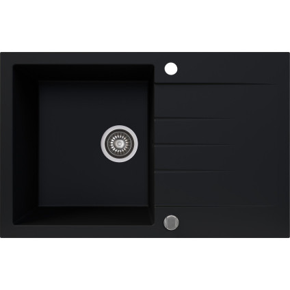 Кухонная мойка Kernau KGS V 45A 1B1D Deep Black