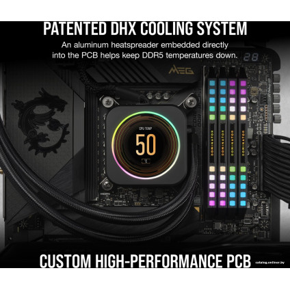 Оперативная память Corsair Dominator Platinum RGB 2x32ГБ DDR5 6600 МГц CMT64GX5M2B6600C32