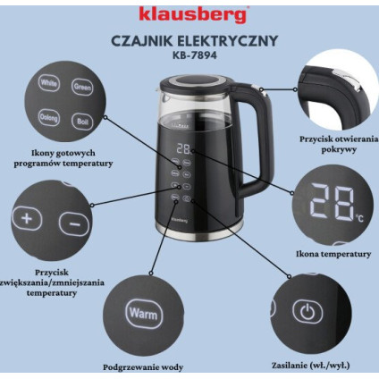 Электрический чайник Klausberg KB-7894