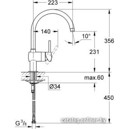 Смеситель Grohe Minta 32917000