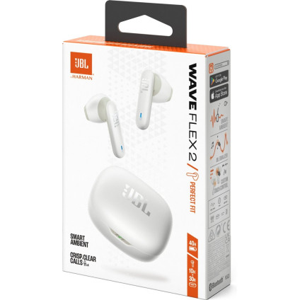 Наушники JBL Wave Flex 2 (белый)
