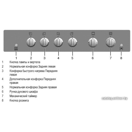 Кухонная плита BEKO CSG 52120 GX