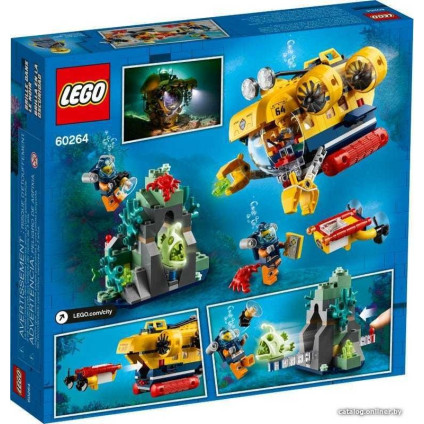 Конструктор LEGO City 60264 Океан: исследовательская подводная лодка