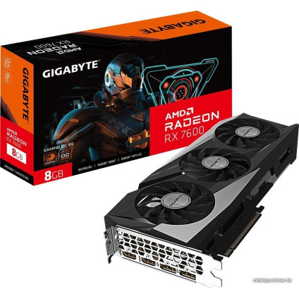 Видеокарта Gigabyte Radeon RX 7600 GAMING OC 8G GV-R76GAMING OC-8GD
