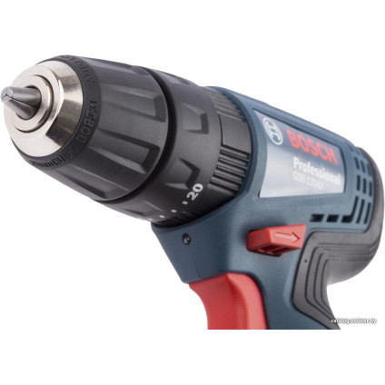 Ударная дрель-шуруповерт Bosch GSB 120-LI Professional 06019G8102 (с 2-мя АКБ, кейс, набор оснастки)