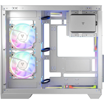 Корпус MODECOM Volcano Panorama Apex ARGB 5F Midi (белый)