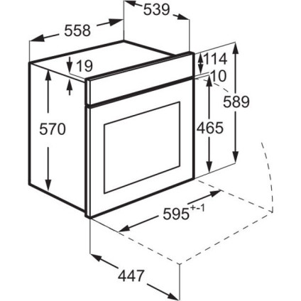 Электрический духовой шкаф Electrolux EOF5F50BV