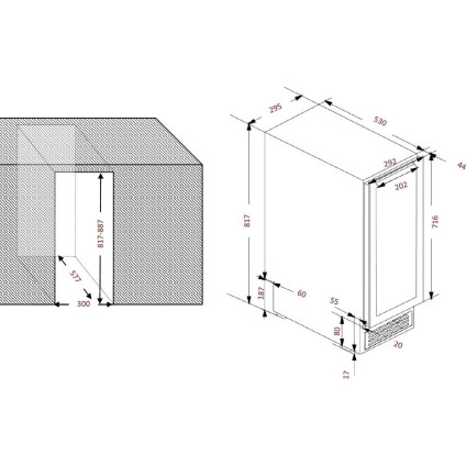 Винный шкаф Avintage AVU27D82
