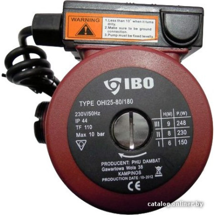 Циркуляционный насос IBO OHI 25-80/180