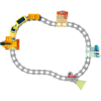 Конструктор LEGO Duplo 10428 Большой интерактивный общественный поезд