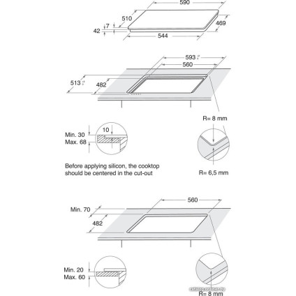 Варочная панель Whirlpool AKT 625 WH