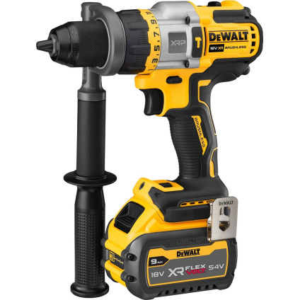Ударная дрель-шуруповерт DeWalt DCD999X1 (с 1-им АКБ 9 Ач, кейс)