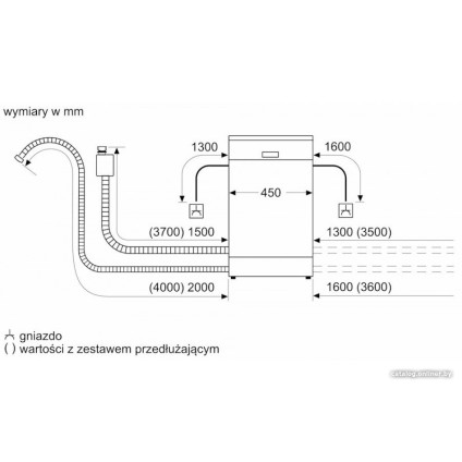 Отдельностоящая посудомоечная машина Bosch Serie 2 SPS2HMI58E