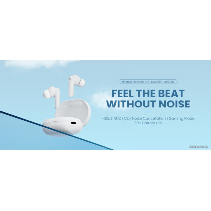 Наушники Haylou MoriPods ANC (белый)