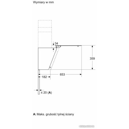 Кухонная вытяжка Bosch Serie 2 DWK65DK60