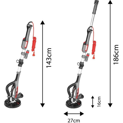 Шлифмашина для стен и потолков GRAPHITE 59G264