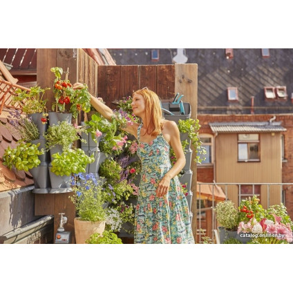 Система полива Gardena Микрокапельный полив для вертикального садоводства 9 горшков