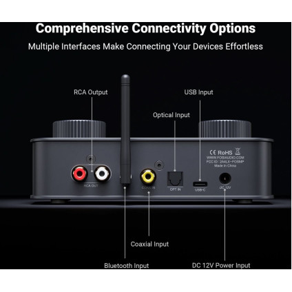 Настольный усилитель Fosi Audio K7