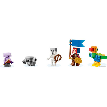 Конструктор LEGO Minecraft 21257 Столкновение с Пожирателем