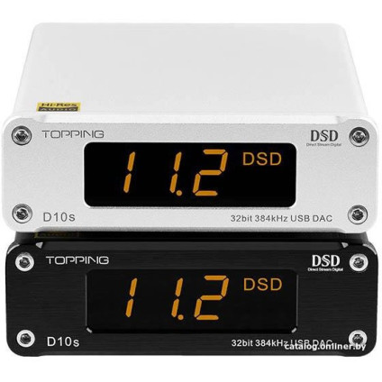 Цифро-аналоговый преобразователь Topping D10s (черный)