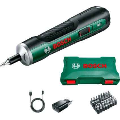 Электроотвертка Bosch PushDrive 06039C6020 (с АКБ, кейс)