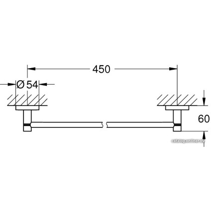 Держатель для полотенца Grohe Essentials 40688001