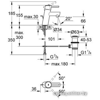 Смеситель Grohe Concetto 32204001