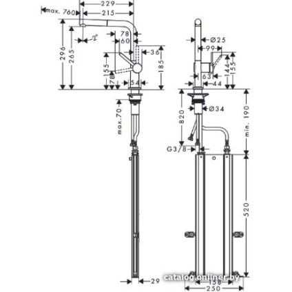 Смеситель Hansgrohe Talis M54 72809000