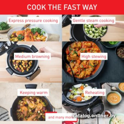 Мультиварка-скороварка Tefal Cook4me Touch CY9128