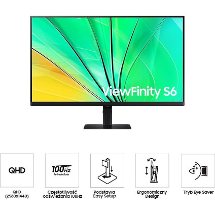 Монитор Samsung ViewFinity S6 LS32D600UAUXEN