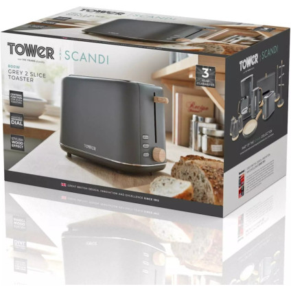 Тостер Tower Scandi T20027G