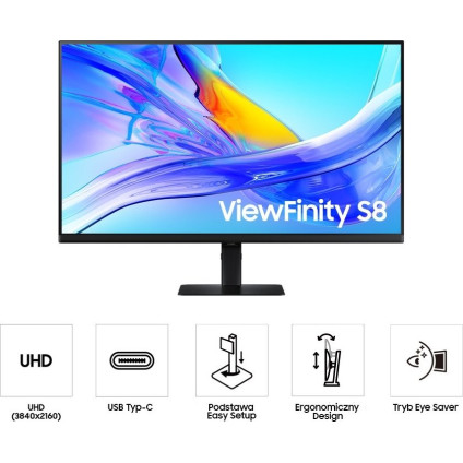 Монитор Samsung ViewFinity S8 LS32D800UAUXEN