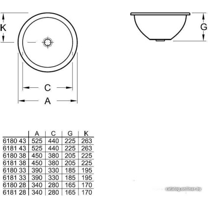 Умывальник Villeroy & Boch Loop & Friends 61803801