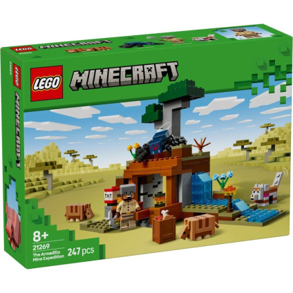 Конструктор LEGO Minecraft 21269 Экспедиция на рудник Броненосец