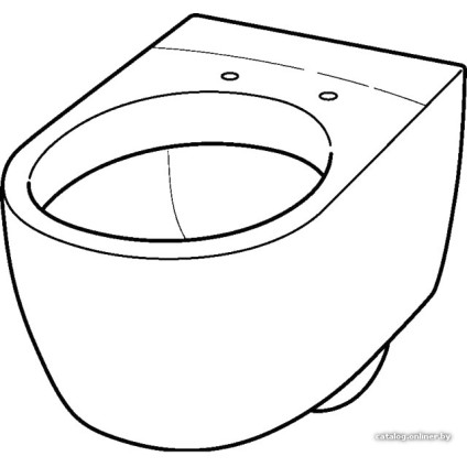Унитаз подвесной Keramag iCon 204000000 (без сиденья)