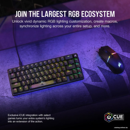 Клавиатура Corsair K65 Pro Mini (Corsair OPX, нет кириллицы)